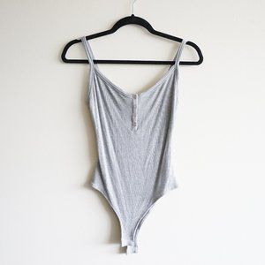 Forever 21 Gray bodysuit in Small